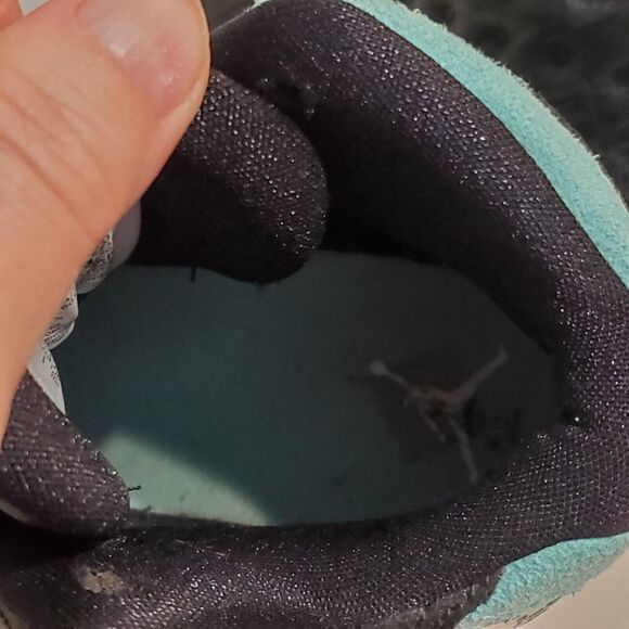 Nike Air Jordan 8 GS Retro Sneakers 884129-030 Teal Black Size 4.5Y kids youth - Picture 5 of 7